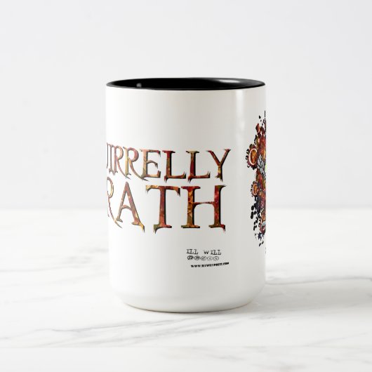 Squirrelly Zorn! Schäumende Tasse (Mittel)