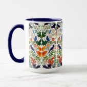 Squirrels Birds & Butterflies Pattern Tasse (Links)