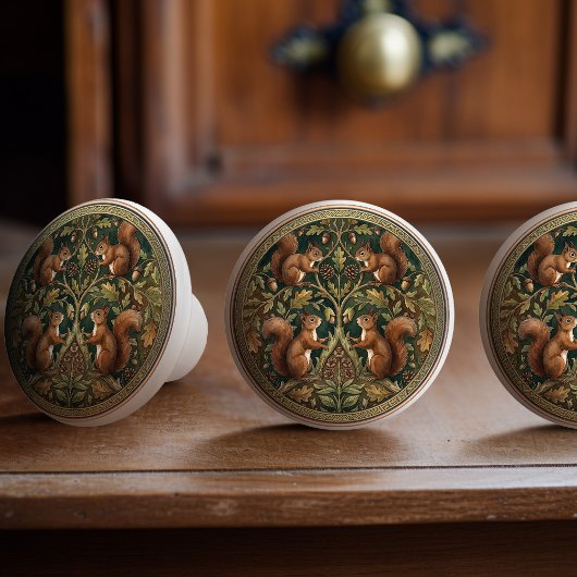 Squirrels Ceramic Pull Knob Keramikknauf