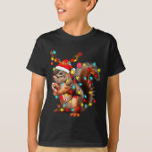 Squirrels Christmas Lights Funny Xmas Squirrel Lov T-Shirt (Vorderseite)