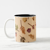 Squirrels Hello Autumm Zweifarbige Tasse (Links)