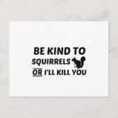 SQUIRRELS KIND POSTKARTE (Vorderseite)