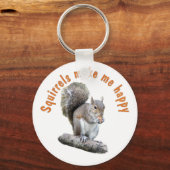 SQUIRRELS MACHEN MICH GLÜCKLICH SCHLÜSSELANHÄNGER (Vorderseite)