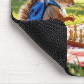 Squirrels Playing Chess In a City Park Mousepad (Ecke)