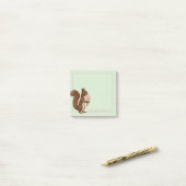 Squirrely Eis-Spitzmaus Post-it Klebezettel (Auf Schreibtisch)