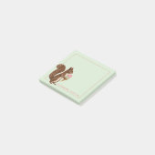Squirrely Eis-Spitzmaus Post-it Klebezettel (angewinkelt)