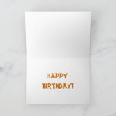 Squirrely Freund Karte (Innenseite)