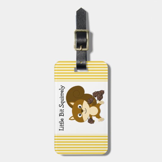 Squirrely Gepäckanhänger (Vorderseite vertikal)