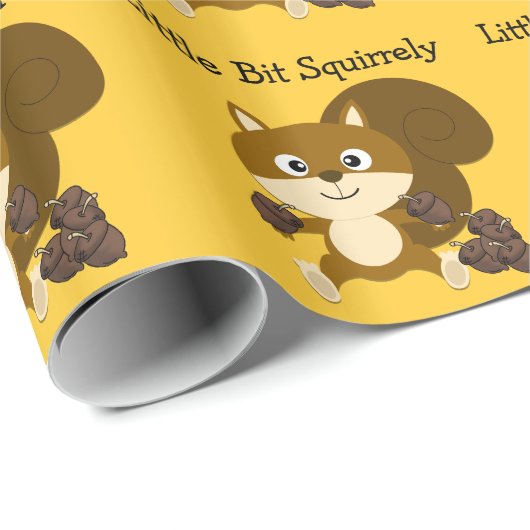Squirrely Geschenkpapier (Rolleneckpunkt)