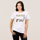 Squirrely Goes Nuts Tri-Blend Shirt (Vorderseite voll)