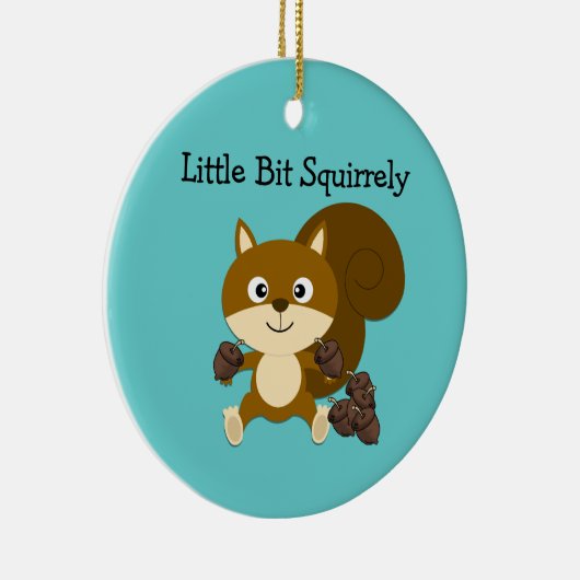 Squirrely Keramik Ornament (Rechts)