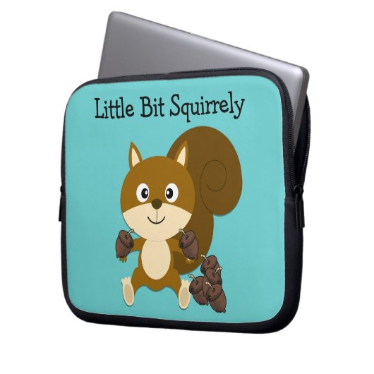 Squirrely Laptopschutzhülle (Vorderseite Links)