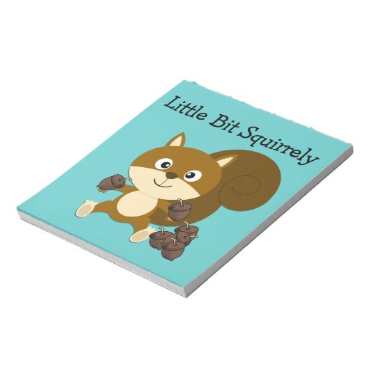 Squirrely Notizblock (Rotiert)