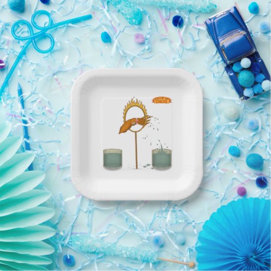 Squirty squid pappteller (Party)