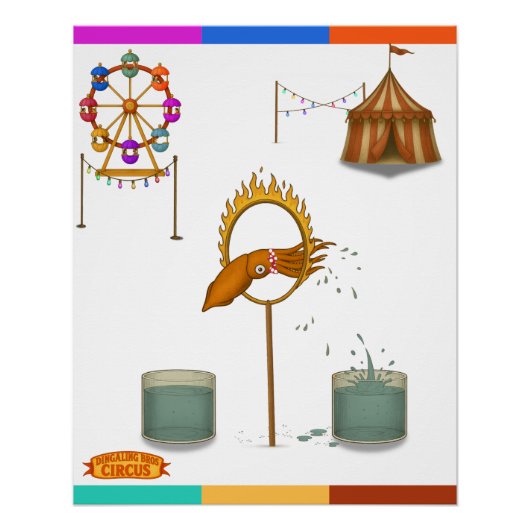 Squirty squid poster (Vorderseite)