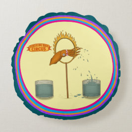 Squirty squid rundes kissen