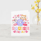 Squish Squad Geburtstag für Mädchen Kinder Kinder Karte (Gelbe Blume)