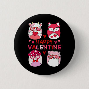 Squish Squad glückliche Valentine Geschenke für Ki Button