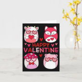 Squish Squad glückliche Valentine Geschenke für Ki Karte (Gelbe Blume)