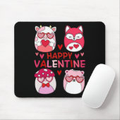 Squish Squad Glückliche Valentinsgeschenke für Kin Mousepad (Mit Mouse)