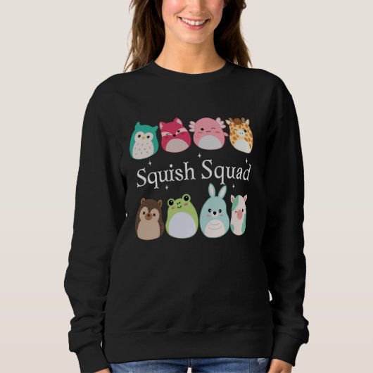 Squish Squad Team Pastel Große Geschenke Niedlich  Sweatshirt (Vorderseite)
