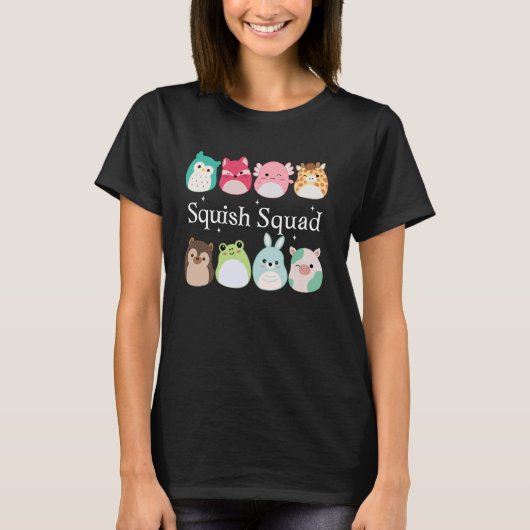 Squish Squad Team Pastel Große Geschenke Niedlich T-Shirt (Vorderseite)