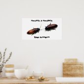 Squish & Squash, The Hissers Poster (Küche)