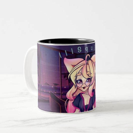 Squish-Tasse Zweifarbige Tasse (Vorderseite Links)