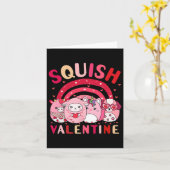 Squish Valentine Squad Geschenke Niedlich für Kind Karte (Gelbe Blume)