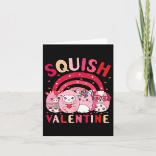 Squish Valentine Squad Geschenke Niedlich für Kind Karte