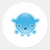 Squishies Blue Bubbo Stickers (Vorderseite)