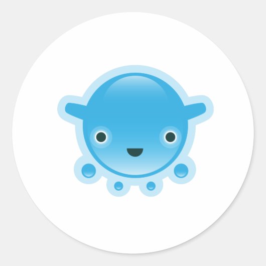 Squishies Blue Bubbo Stickers (Vorderseite)