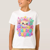 Squishies Squeeze Squad Cute Dumpling Bubble Tea T-Shirt (Vorderseite)