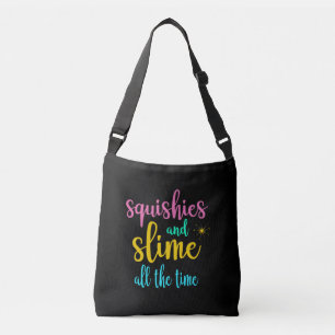 Squishies und Slime die ganze Zeit Tragetaschen Mit Langen Trägern