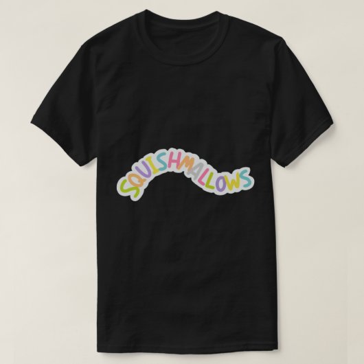 Squishmallows Logo Design Sticker T-Shirt (Design vorne)