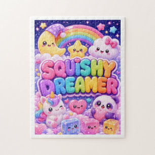 Squishy Dreamer Cute Kawaii Einhorn Panda Mond Puzzle