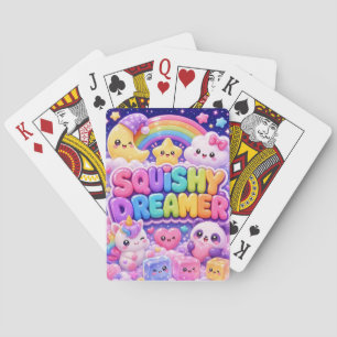 Squishy Dreamer Cute Kawaii Einhorn Panda Mond Spielkarten