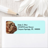 Squishy Face Dog Bulldog Bullie Fun Address Labels (Insitu)