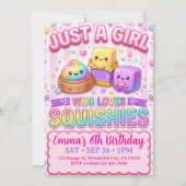 Squishy Geburtstag Einladung (Vorderseite)