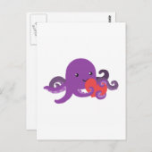 Squishy Hug Postkarte (Vorne/Hinten)