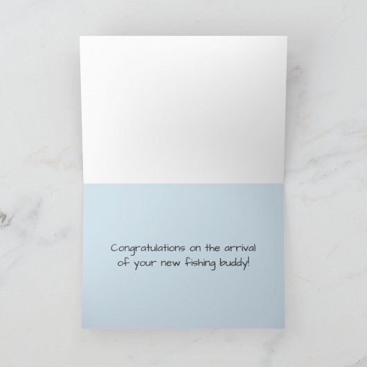 Squishy Littlekins Fishing Gratulations Card Karte (Innenseite)