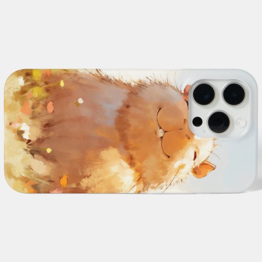 Squishy Relaxed Capybara Case-Mate iPhone Hülle (Rückseite (Horizontal))