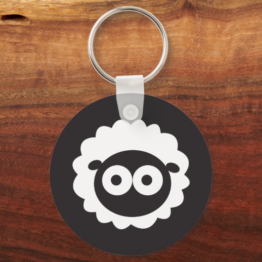 Squishy Sheep Schlüsselanhänger (Vorderseite)