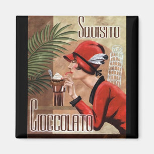 Squisito Cioccolato Italienische Schokolade Frauen Magnet