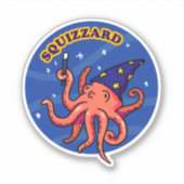 Squizzard Funny Magic Animal Puff Vinyl Sticker (Vorderseite)