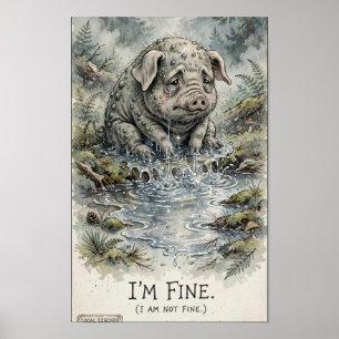 Squonk Lokale Legende Bilderbuch Poster