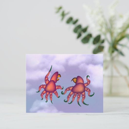 Sqwabble Postkarte (Stehend Vorderseite)