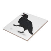 Sqwarking Krähe Fliese (Seite)