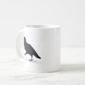 Sqwarking Krähe Kaffeetasse (Vorderseite Links)