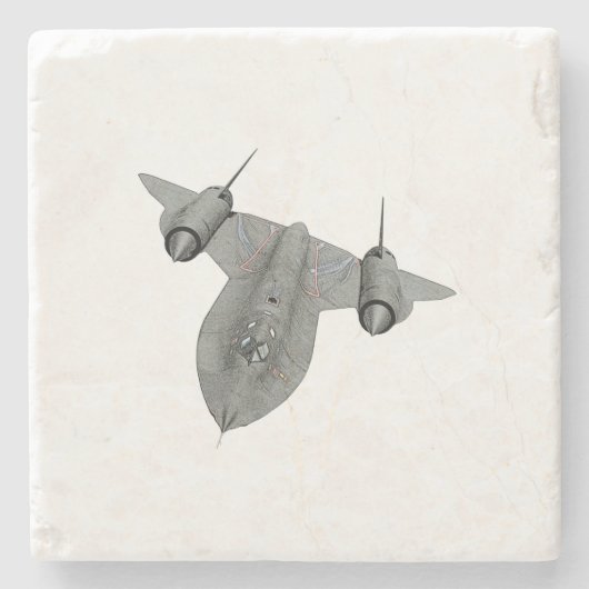 SR71 Blackbird Steinuntersetzer (Vorderseite)